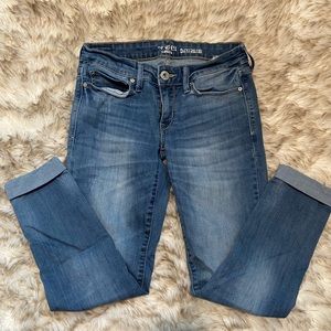 Levi’s crop boyfriend jeans